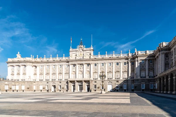 Madrid Ισπανια Νοέμβριος 2020 Μαδρίτη Ισπανία Νοέμβριος 2020 Royal Palace — Φωτογραφία Αρχείου