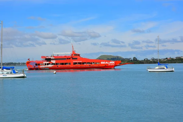 Auckland Nowa Zealandia Listopada 2020 Widok Promu Przesiadkowego Sealink Rzece — Zdjęcie stockowe