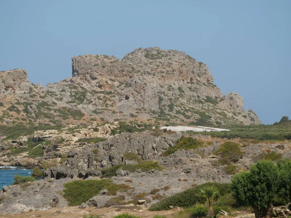 Landscape Greece Captured Daytime — Stock Photo, Image