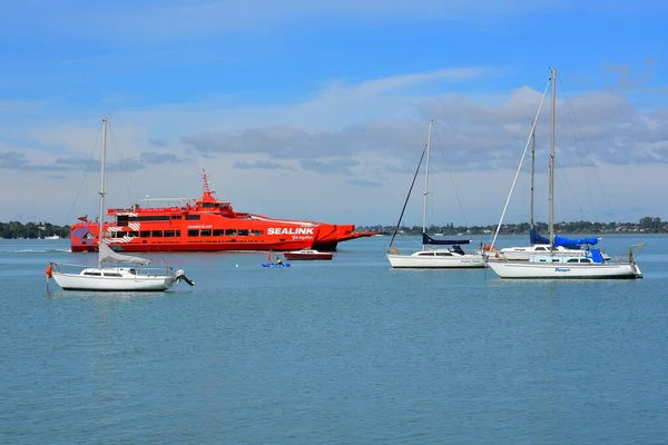 Auckland New Zealand Νοέμβριος 2020 Θέα Του Πλοίου Sealink Crossover — Φωτογραφία Αρχείου
