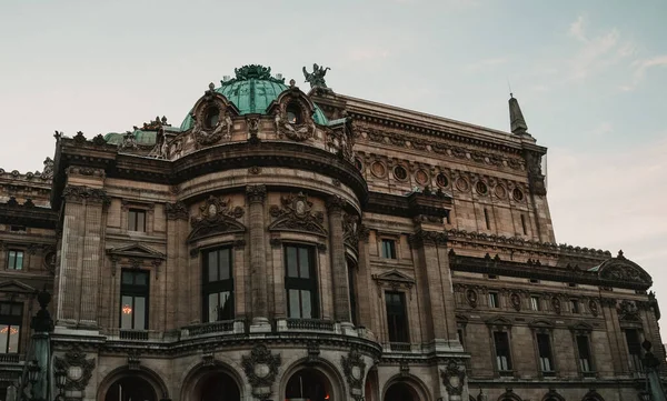 Paris Frankreich Nov 2020 Schöne Landschaftsaufnahme Des Sonnenuntergangs Den Straßen — Stockfoto