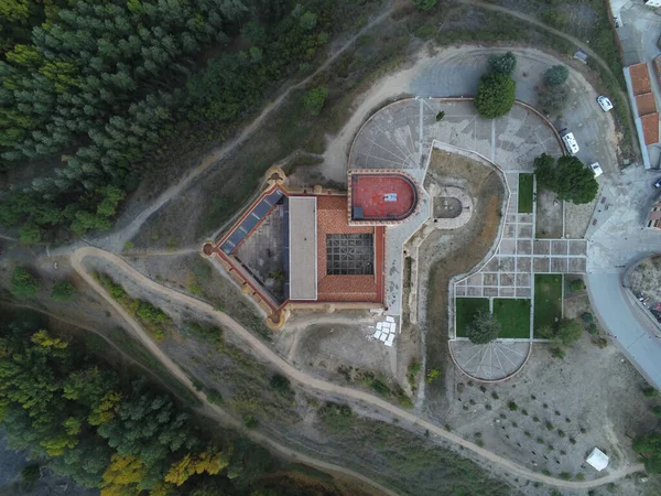 Vista Aérea Castelo Arevalo Província Ávila Castela Leão Espanha — Fotografia de Stock