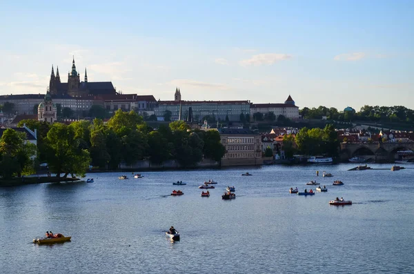 Çek Cumhuriyeti Prag Kalesi Nin Güzel Bir Görüntüsü — Stok fotoğraf