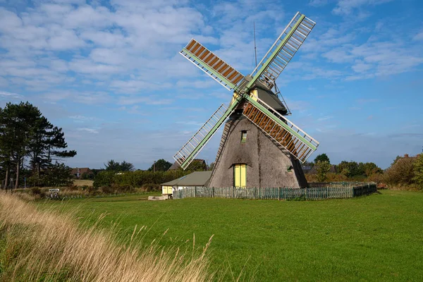 Historic Windmill Village Nebel Germany — Stock Photo, Image