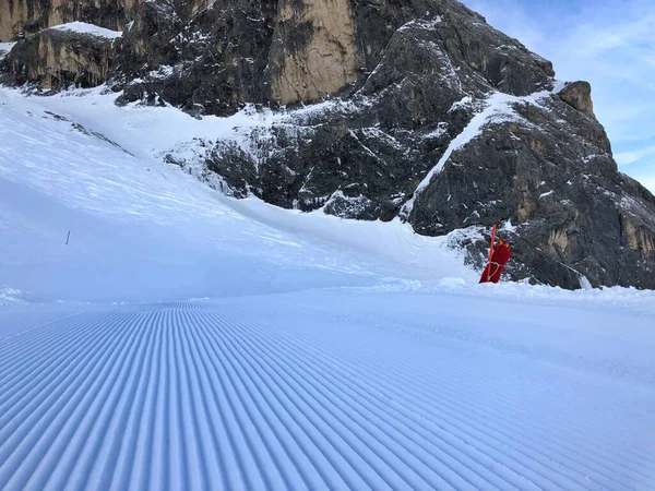 Een Betoverend Uitzicht Besneeuwde Bergen — Stockfoto