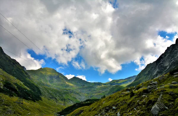 Ein Schöner Blick Auf Eine Landschaft Vom Fagaras Gebirge Rumänien — Stockfoto