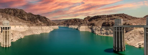 Una Vista Panoramica Della Lake Mead National Recreation Area Negli — Foto Stock