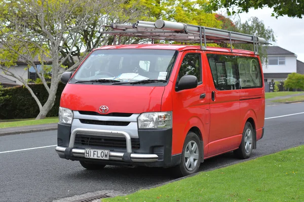 Auckland Nový Zéland Listopad 2020 Pohled Tradiční Minivan Howicku Zamračený — Stock fotografie