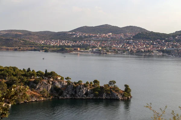 Uma Vista Canal Santo António Sibenik Croácia — Fotografia de Stock