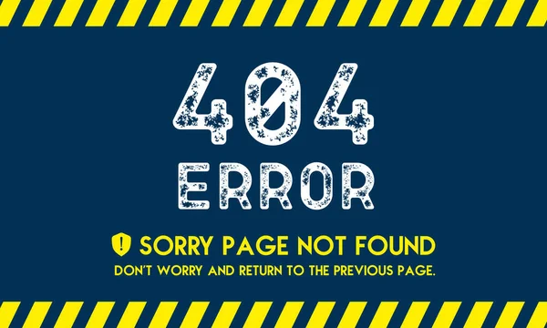 404 Error Page Found Grunge Style Made Offroad Tire Prints — Stock Photo, Image