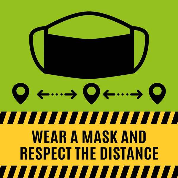 Masks Required Sign Horizontal Window Signage for Restaurants and Retail Business Face Mask Symbol