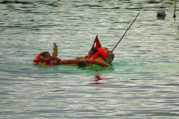Канга Испания Ноя 2008 Фото Спасения Судна Затонувшего Помощью Морского — стоковое фото