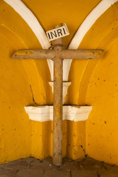 Photo Iconique Image Symbolique Crucifixion Jésus Catholicisme Guatemala Amérique Centrale — Photo
