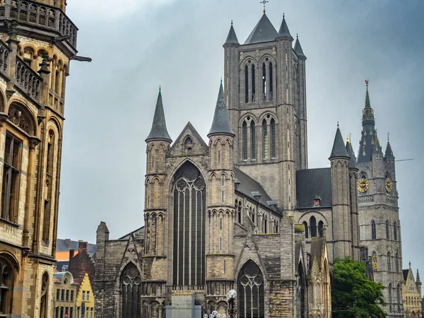 Iglesia San Nicolás Gante Bélgica —  Fotos de Stock