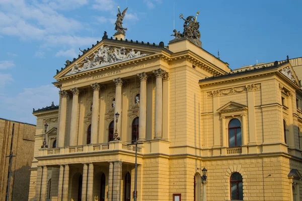 Detailní Záběr Narodního Muzea Praze Česko — Stock fotografie