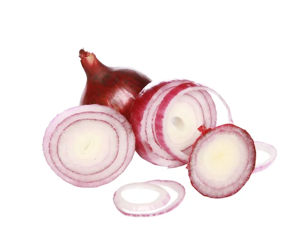 Isolated Shot Onions White Background — Stock Photo, Image
