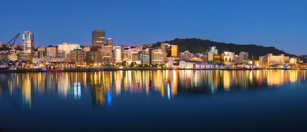 Wellington Nova Zelândia Novembro 2017 Wellington Edifícios Cidade Central Horizonte — Fotografia de Stock