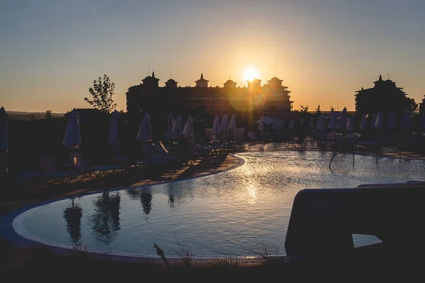 Прекрасний Знімок Готелю Сході Сонця — стокове фото