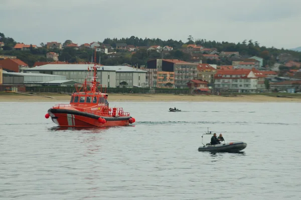 Cangas Espagne Nov 2008 Photo Bateau Sauvetage Service Sauvetage Maritime — Photo