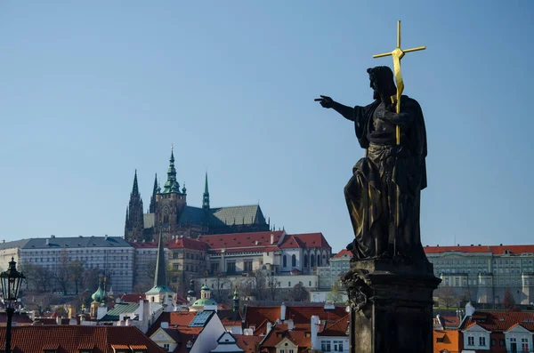 Una Bella Foto Del Castello Praga Praga Repubblica Ceca — Foto Stock