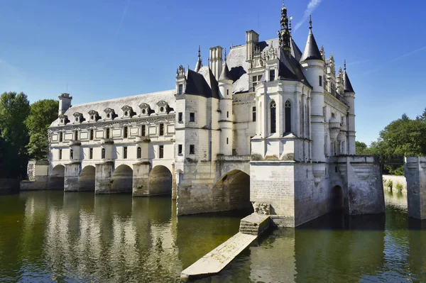 Zamek Chenonceau Francji — Zdjęcie stockowe