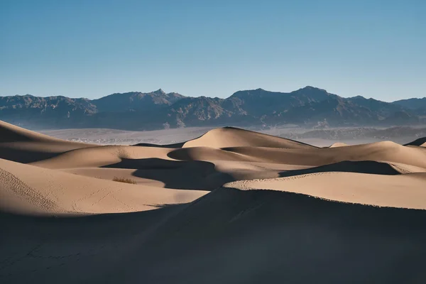 Uma Bela Foto Dunas Areia Vale Morte Califórnia Eua — Fotografia de Stock