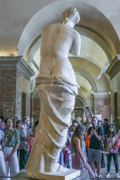 法国巴黎 2018年5月21日 维纳斯 德米洛 Venus Milo 是一座古希腊雕像 也是古希腊最著名的雕塑之一 — 图库照片