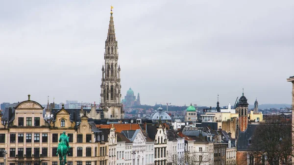 Letecký Snímek Grand Place Bruselu — Stock fotografie