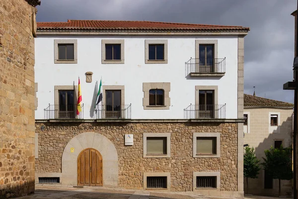 Plasencia Spain Nov 2020 Historic Building Ministry Finance — Stock Photo, Image