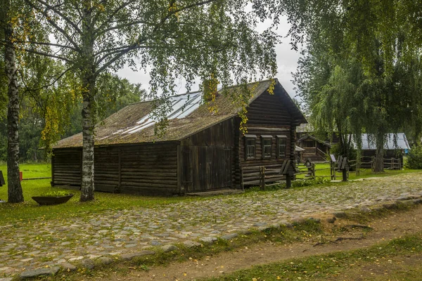 Музей Дерев Яної Архітектури Костромі Росія — стокове фото