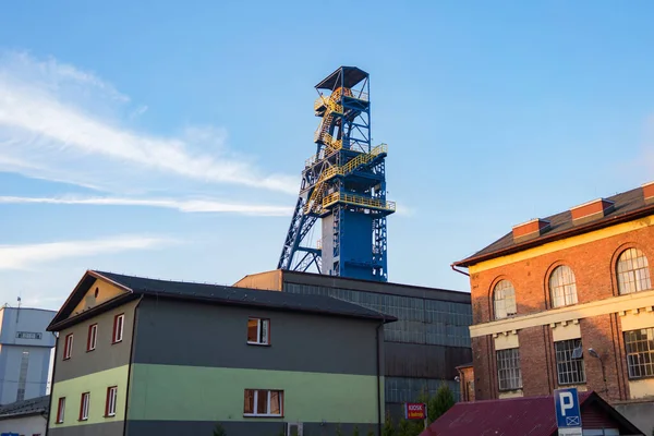 Laziska Gorne Poland Nov 2020 Boleslaw Smialy Coal Mine Shaft — Stock Photo, Image