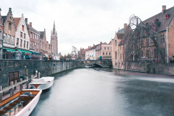 Belçika Çok Renkli Kafe Kanalların Yakın Plan Çekimi — Stok fotoğraf