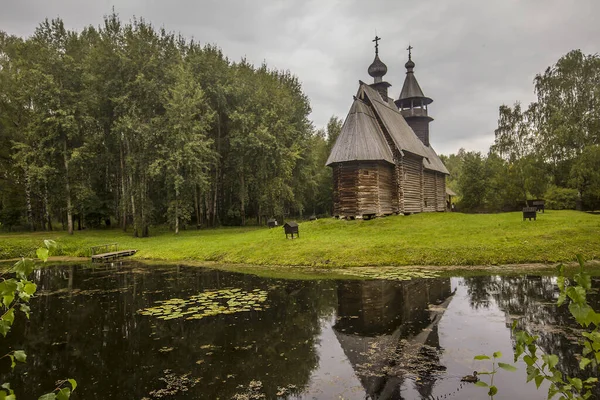 Museo Dell Architettura Legno Kostroma Russia — Foto Stock