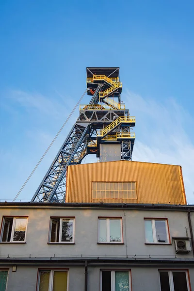 Laziska Gorne Poland Nov 2020 Boleslaw Smialy Coal Mine Shaft — Stock Photo, Image