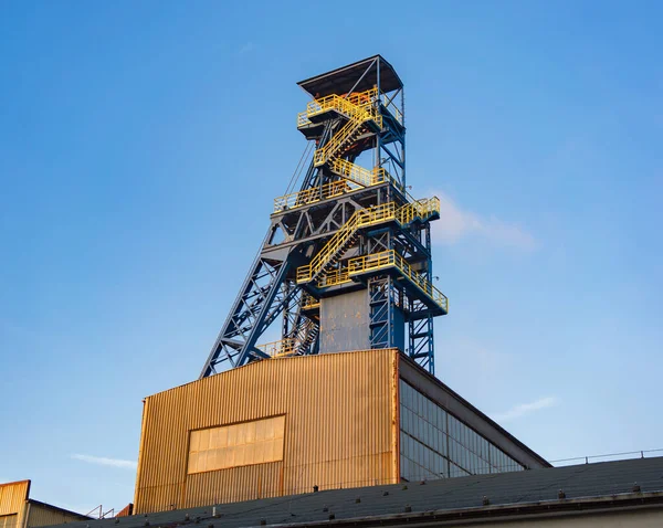 Laziska Gorne Poland Nov 2020 Boleslaw Smialy Coal Mine Shaft — Stock Photo, Image