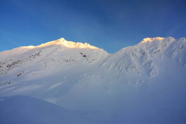 Paisaje Las Montañas Fagaras Rumania Invierno —  Fotos de Stock