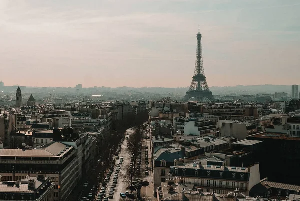 Париж Франция Ноября 2020 Красивая Пейзажная Съемка Архитектур Парижа Франция — стоковое фото