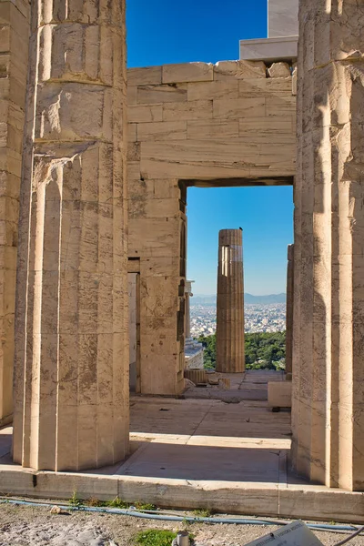 Famosa Acrópolis Atenas Grecia — Foto de Stock