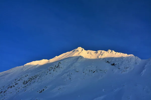 Een Landschap Fagaras Bergen Roemenië Winter — Stockfoto