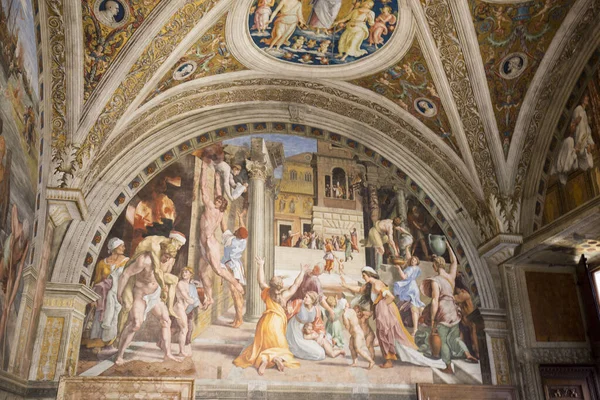 Roma Italia Kesäkuu 2017 Renessanssitaide Rooma Vatikaanivaltio Pyhän Pietarin Katedraali — kuvapankkivalokuva