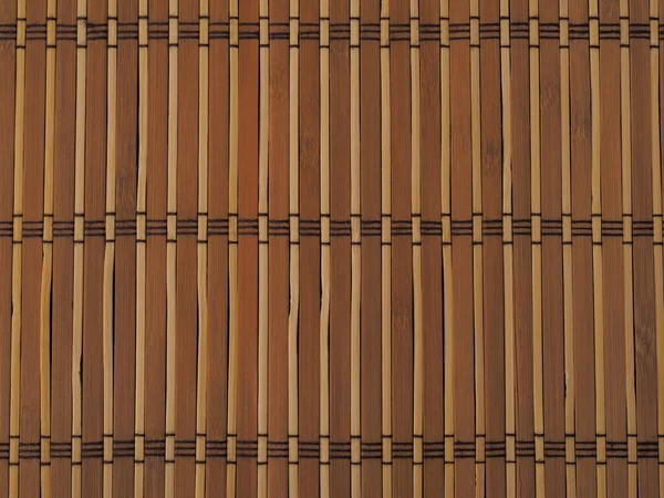 Översiktsbild Bambubricka Som Bakgrund Kopiera Utrymme — Stockfoto