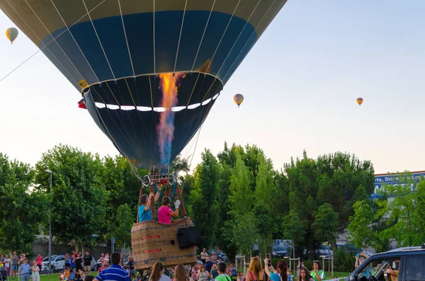 Igualada Espagne Juil 2019 Concentration Ballons Aérostatiques Pays Monde Expositions — Photo