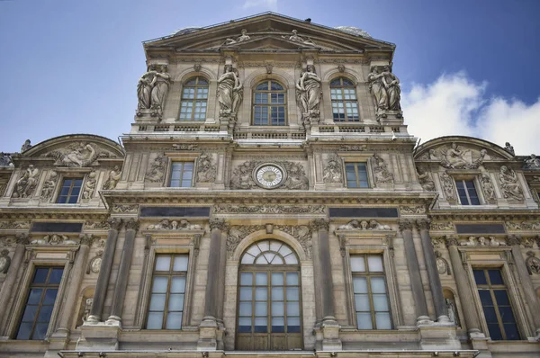 Vista Panorámica Del Museo Del Louvre París Francia — Foto de Stock