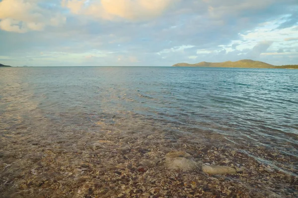 Schemering Bij Het Coral Beach Bij Shute Harbour Queensland — Stockfoto