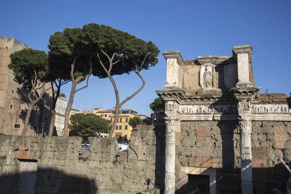Ρωμα Ιταλια Μαΐου 2017 Ρωμαϊκό Φόρουμ Ήταν Κεντρική Πλατεία Της — Φωτογραφία Αρχείου