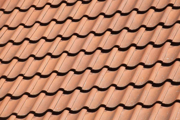 Red Roof Shingles Texture — Stock Photo, Image