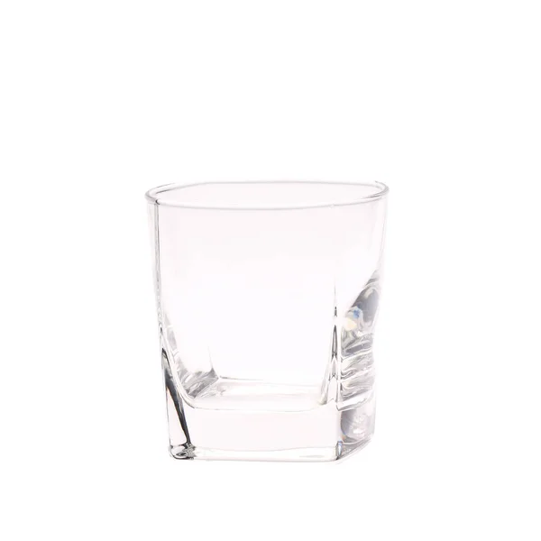 白い背景に隔離されたグラスキャンドルカップ — ストック写真