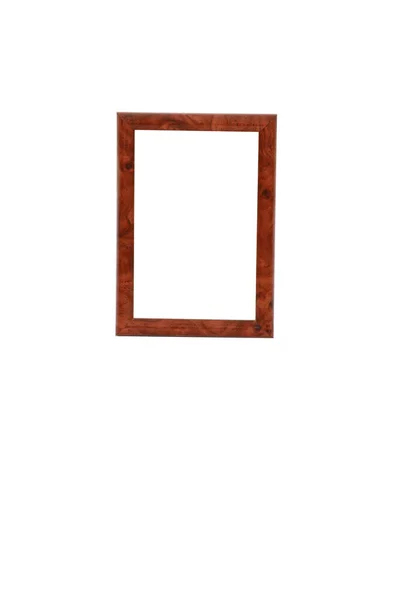 Empty Picture Frame Copy Space Isolated White Background — Stock Photo, Image