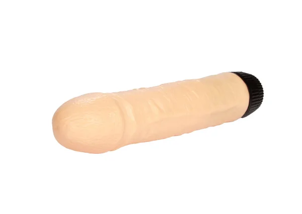 Rubber Dildo Sex Toy Isolated White Background — Stockfoto
