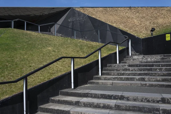 Trappen Buitentuinen Van Katowice International Conference Center — Stockfoto